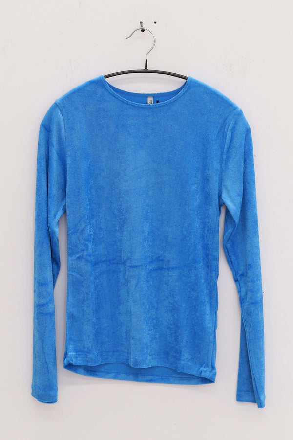 BASERANGE OMO LONG SLEEVE TEE French BAS-TTOL-VE-AU25-ZINN BLUE